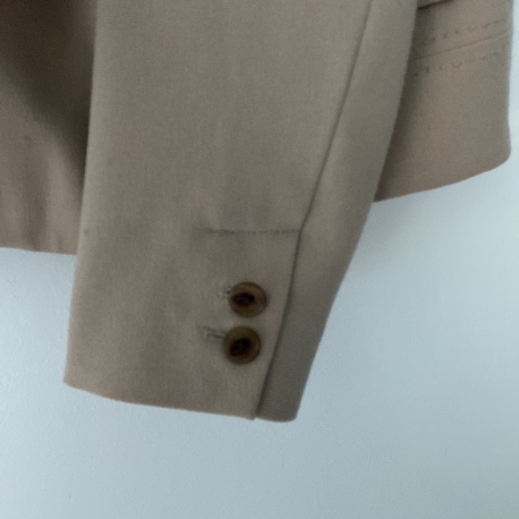 Beige Blazer with Waist Detail - Picture 3 of 5